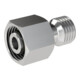 Riegler Reduzierung, Rohr-Außen-Ã˜ Zapfen 10 mm, Muffen 6 mm, ES 1.4571