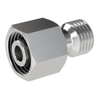 Riegler Reduzierung, Rohr-Außen-Ã˜ Zapfen 15 mm, Muffen 12 mm, ES 1.4571