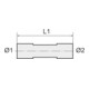 Riegler Reduzierverschr., Dichtkegel, Mutter M30x2,0 i., ES 1.4571 Ã˜22x18