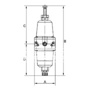 Riegler Régulateur de filtre de précision, sans alliage cuivreux, G 1/4, 0,1 - 2 bar-3