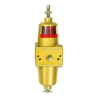 Riegler Régulateur de filtre de précision, sans métal jaune, G 1/4, 0,1 - 3 bar