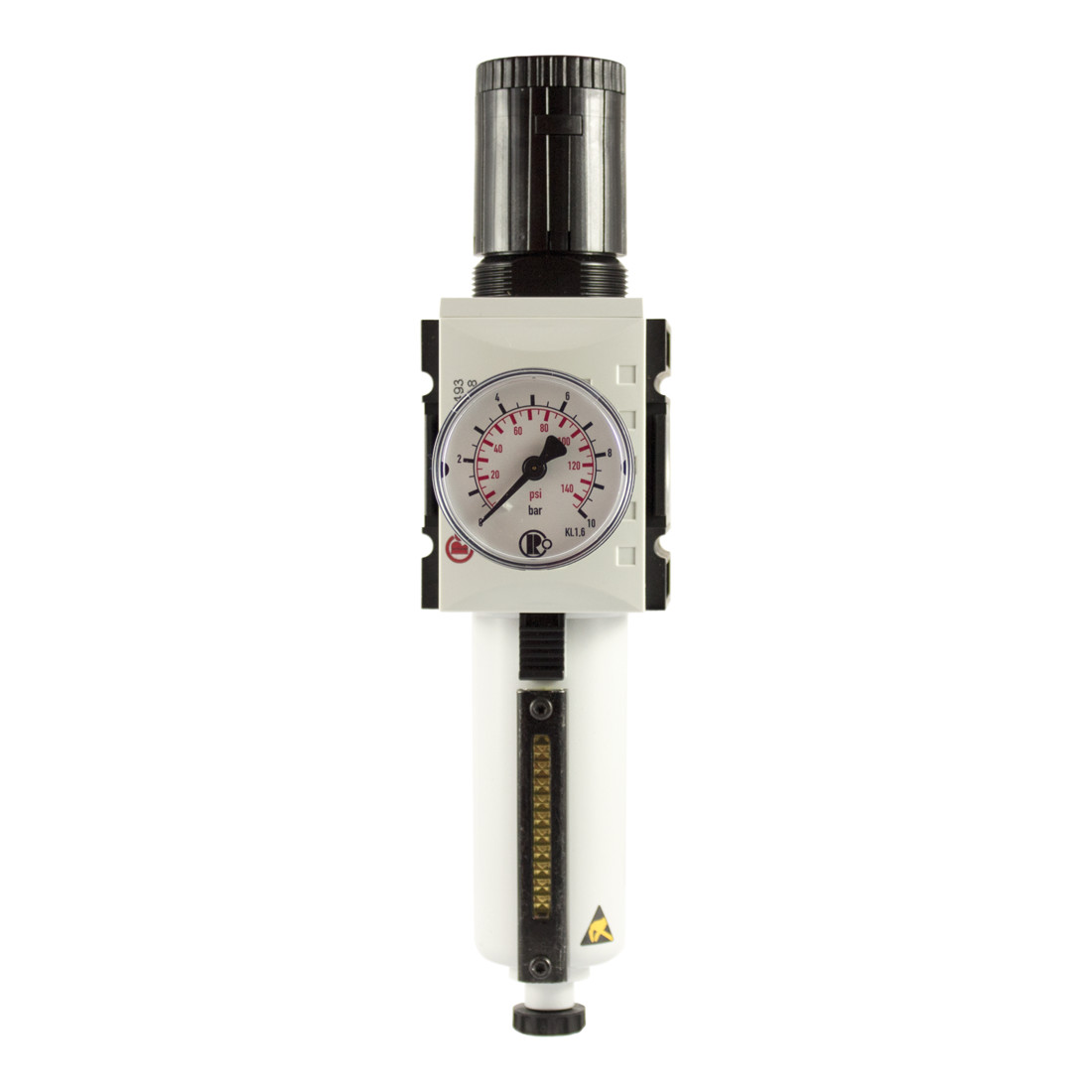Riegler Régulateur de filtre »FUTURA«, MB, SR, Mano, BG 1, G 3/8, 0,2-4 bar, HA