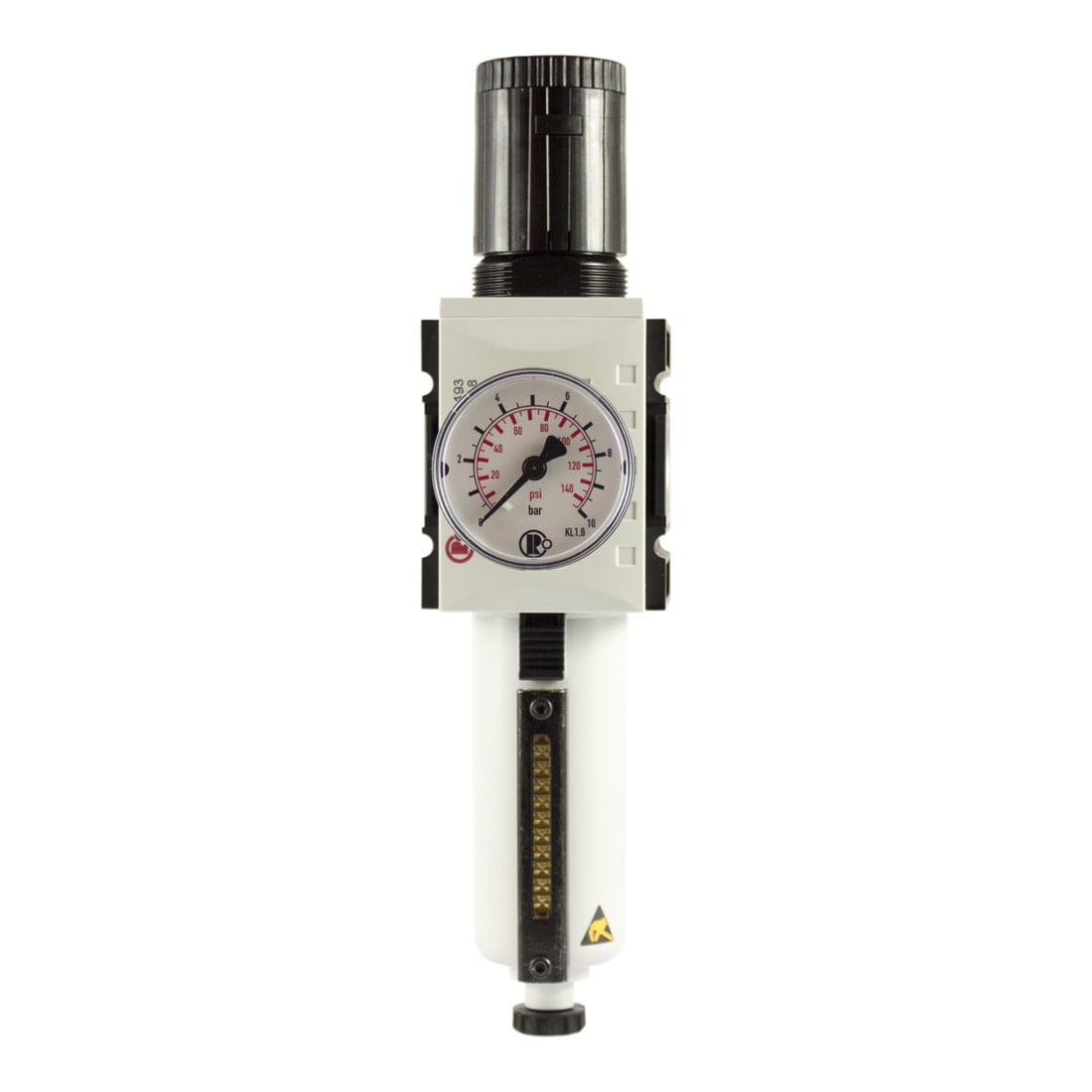 Riegler Régulateur de filtre »FUTURA«, MB, SR, Mano, BG 2, G 3/8, 0,5-8 bar, HA