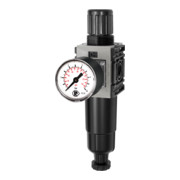 Riegler Régulateur de filtre »FUTURA-mini« Boîtier métal, mano std, HA, G 1/4, 0,5-10-1