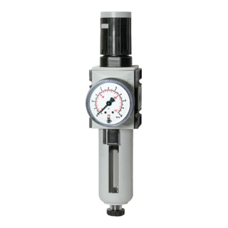 Riegler Régulateur de filtre »FUTURA«, PC, SK, Mano, BG 1, G 3/8, 0,2-4 bar, HA