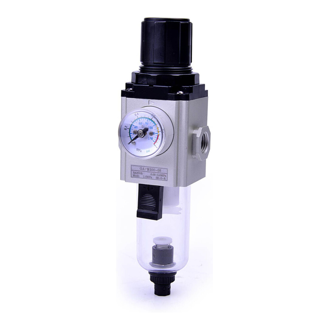 Riegler Régulateur de filtre »GA-mini« 5 µm, BG 200, G1/4, 1,5 - 9 bar, purge HA