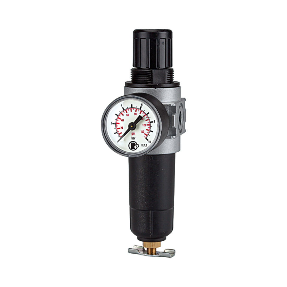 Riegler Régulateur de filtre »multifix-mini«, réservoir métal, G 1/8, 0,5 - 10 bar