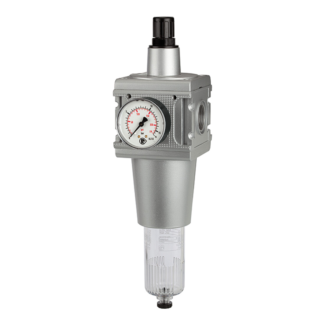 Riegler Régulateur de filtre »multifix«, récipient PC, BG 5, G 1, 0,5 - 16 bar, HA