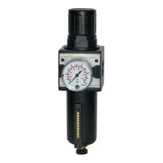 Riegler Régulateur de filtre »multifix«, réservoir métal et tube de visualisation, BG 1, G 1/4