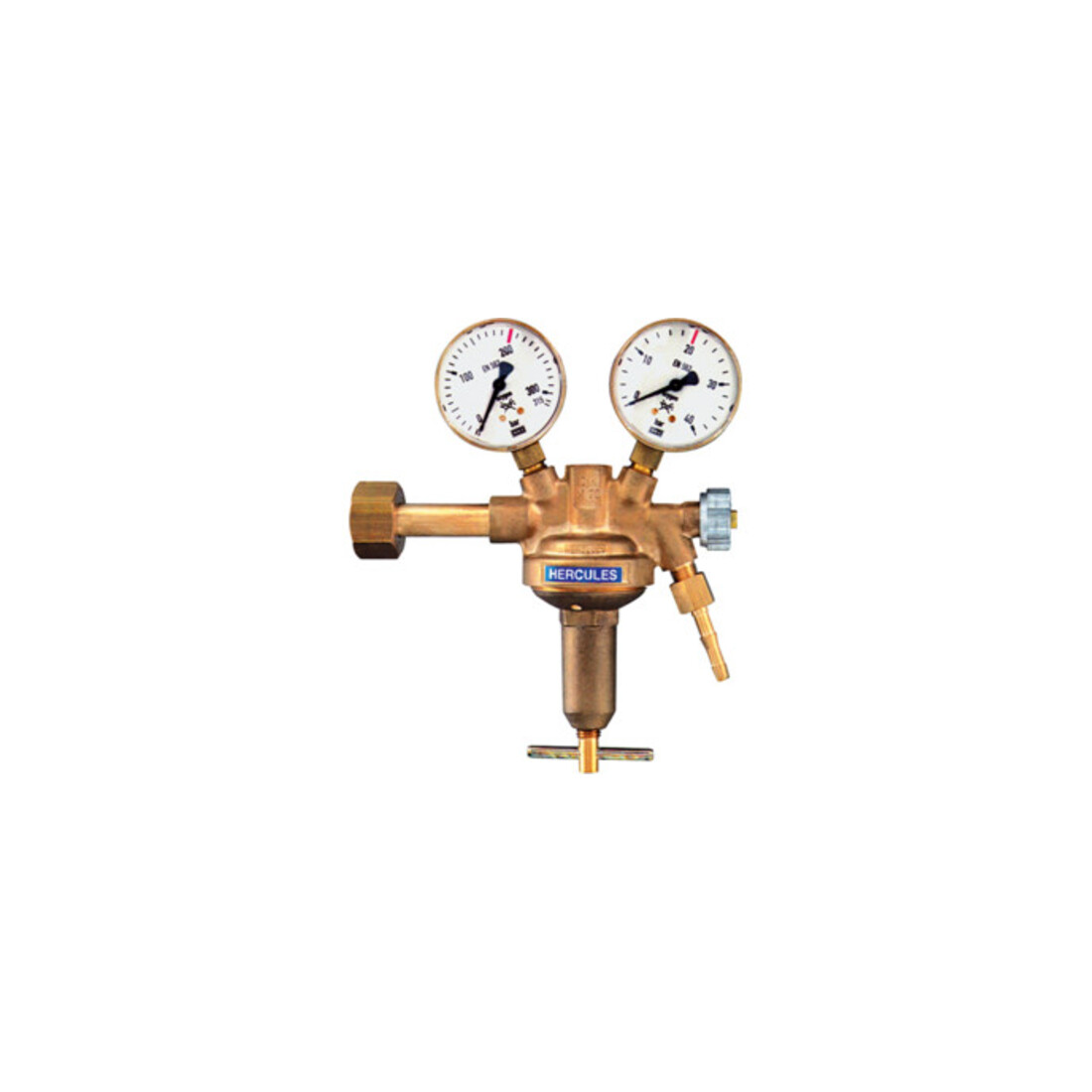 Riegler Régulateur de pression bouteille, 300 bar, gaz combustible, pression de service 0 - 10 bar