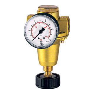 Riegler Régulateur de pression constant avec manomètre, BG 1, G 3/8, 0,5 - 6 bar
