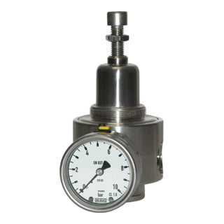 Riegler Régulateur de pression inox 1.4404, réversible, G 1/4, 0,5 - 8 bar