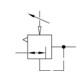 Riegler Régulateur de pression pneumatique télécommandé »multifix«, BG 3, G 1/2