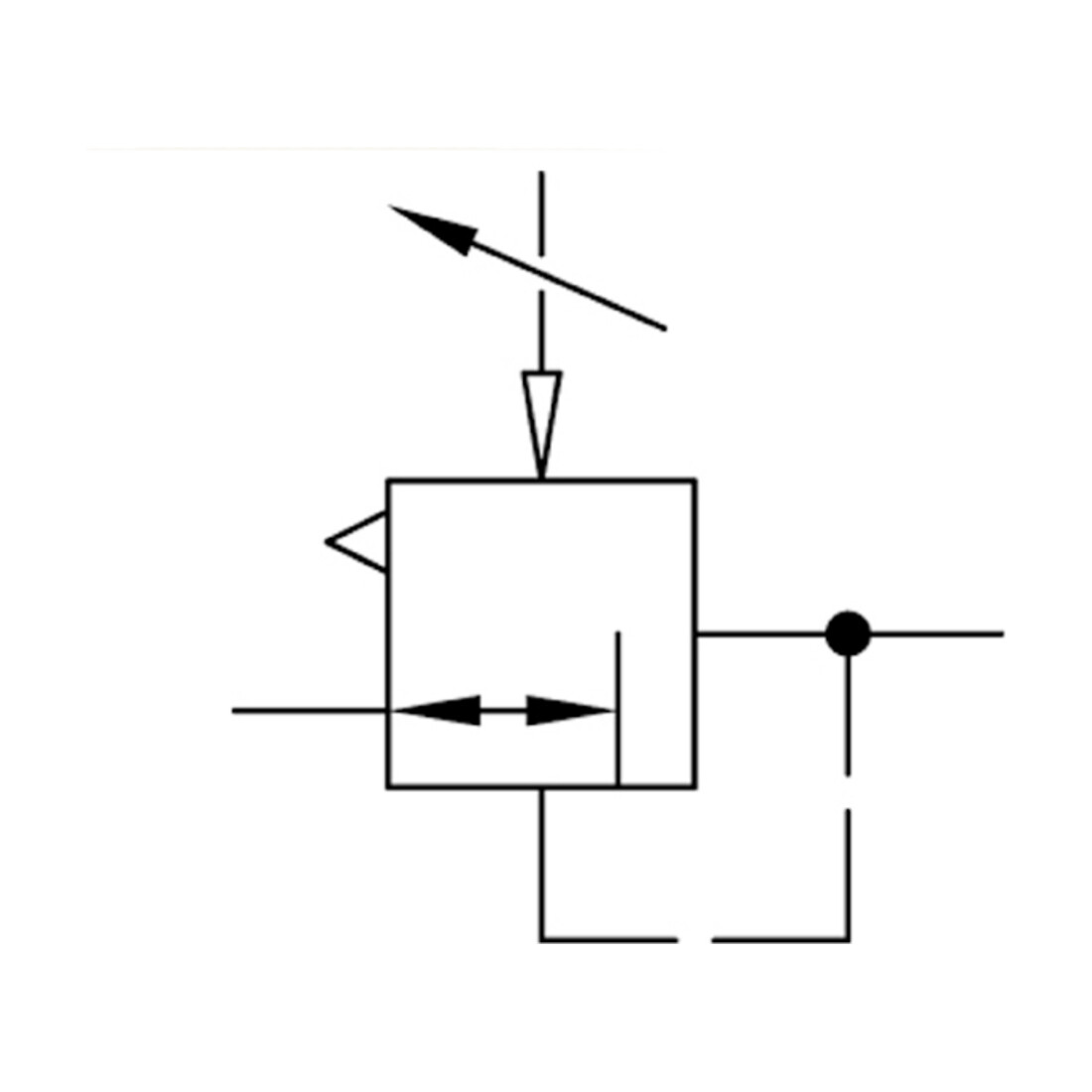 Riegler Régulateur de pression pneumatique télécommandé »multifix«, BG 3, G 1/2