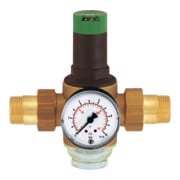Riegler Régulateur de pression pour eau potable, certifié DVGW, R 1 1/2, 1,5-6 bar, PE max.16-1