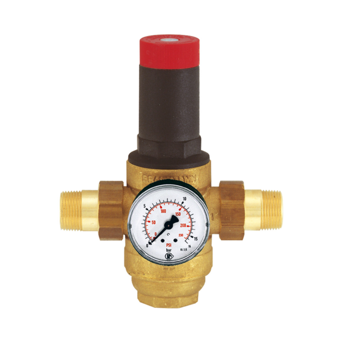 Riegler Régulateur de pression pour eau potable, DVGW non nécessaire, R 2, 1,5 - 12 bar
