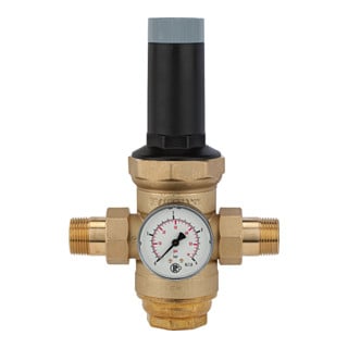 Riegler Régulateur de pression pour eau potable, DVGW non requis, R 1, 0,5 - 2 bar