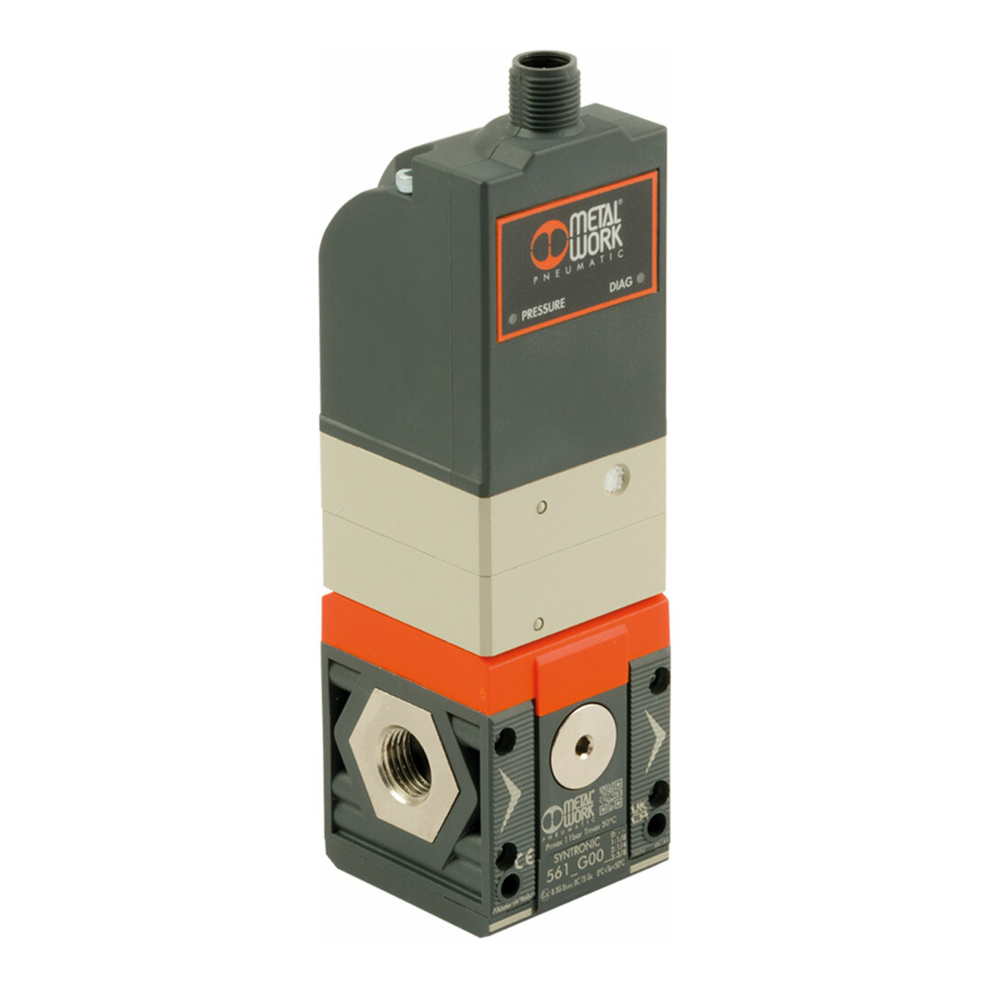 Riegler Régulateur de pression précision »SYNTRONIC«, BG1, G1/4, télécomm., 0…10 V