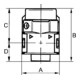 Riegler Robinet à bille 3/2 voies « multifix-mini », verrouillable, BG 0, G 1/8