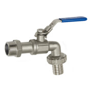 Riegler Robinet à bille, acier inoxydable 1.4408, G 1/2 AG, DN 15-1