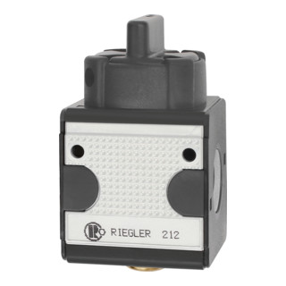 Riegler Robinet à boisseau sphérique 3/2 voies »multifix«, verrouillable, BG 1, G 1/4