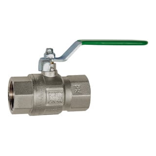 Riegler Robinet à boisseau sphérique eau potable, levier manuel, FI/FI, MS chromé, Rp 1/4