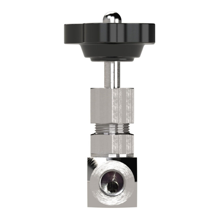 Riegler Robinet à pointeau, acier inoxydable 1.4571, G 1/2, DN 8, PN max. 400 bar