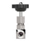 Riegler Robinet à pointeau, acier inoxydable 1.4571, G 3/4, DN 10, PN max. 400 bar