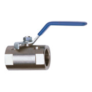 Riegler Robinet à tournant sphérique inox, 1 pièce, passage réduit, G 1 1/2-1
