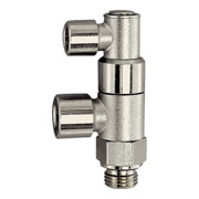 Riegler Robinet d'arrêt actionné pneumatiquement, G 1/2, G 1/2 int., G 1/8 int.-1