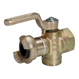 Riegler Robinet de poulet, raccord unilatéral, butée levier, ventilation, G 3/4 IG