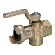 Riegler Robinet de poulet, raccord unilatéral, butée levier, ventilation, G 3/4 IG-1