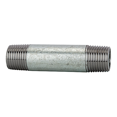Riegler Rohrdoppelnippel 23, AG/AG, R 1 1/2, Länge 100,0 mm