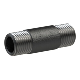 Riegler Rohrdoppelnippel 23, AG/AG, R 1 1/2, Länge 150,0 mm, DIN EN 10241