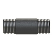 Riegler Rohrdoppelnippel 23, AG/AG, R 1 1/2, Länge 40,0 mm, DIN EN 10241-4