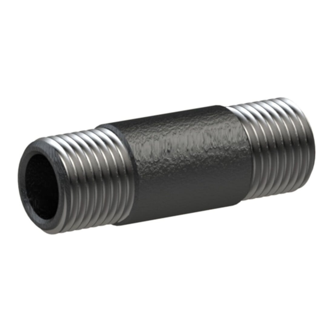Riegler Rohrdoppelnippel 23, AG/AG, R 1/4, Länge 200,0 mm, DIN EN 10241