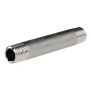 Riegler Rohrdoppelnippel 23, AG/AG, R 2 1/2, Länge 100,0 mm-1