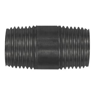 Riegler Rohrdoppelnippel 23, AG/AG, R 2, Länge 100,0 mm, DIN EN 10241