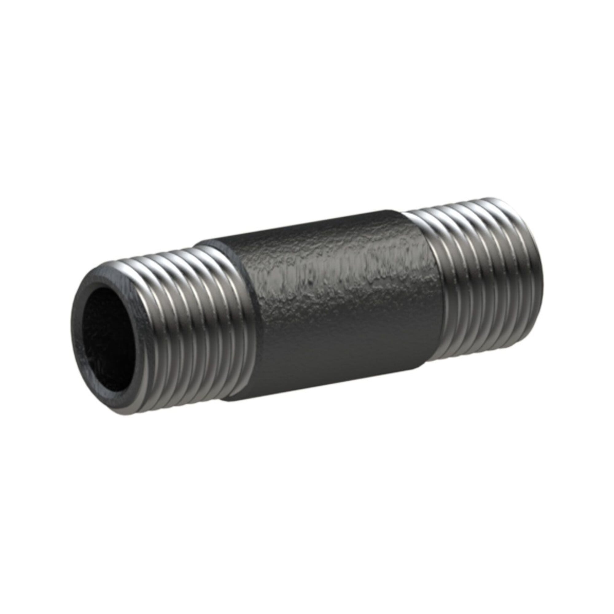 Riegler Rohrdoppelnippel 23, AG/AG, R 3/8, Länge 40,0 mm, DIN EN 10241