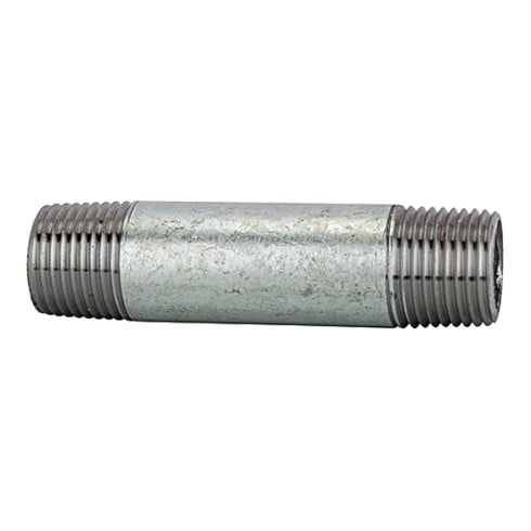 Riegler Rohrdoppelnippel 23, AG/AG, R 3, Länge 120,0 mm