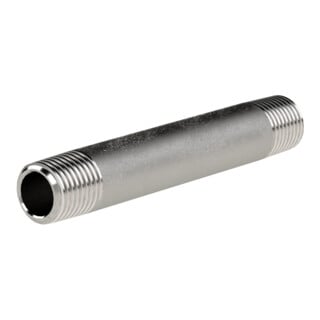 Riegler Rohrdoppelnippel 23, AG/AG, R 3, Länge 120,0 mm