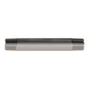 Riegler Rohrdoppelnippel, R 1/2, Länge 80 mm, Edelstahl 1.4571-4