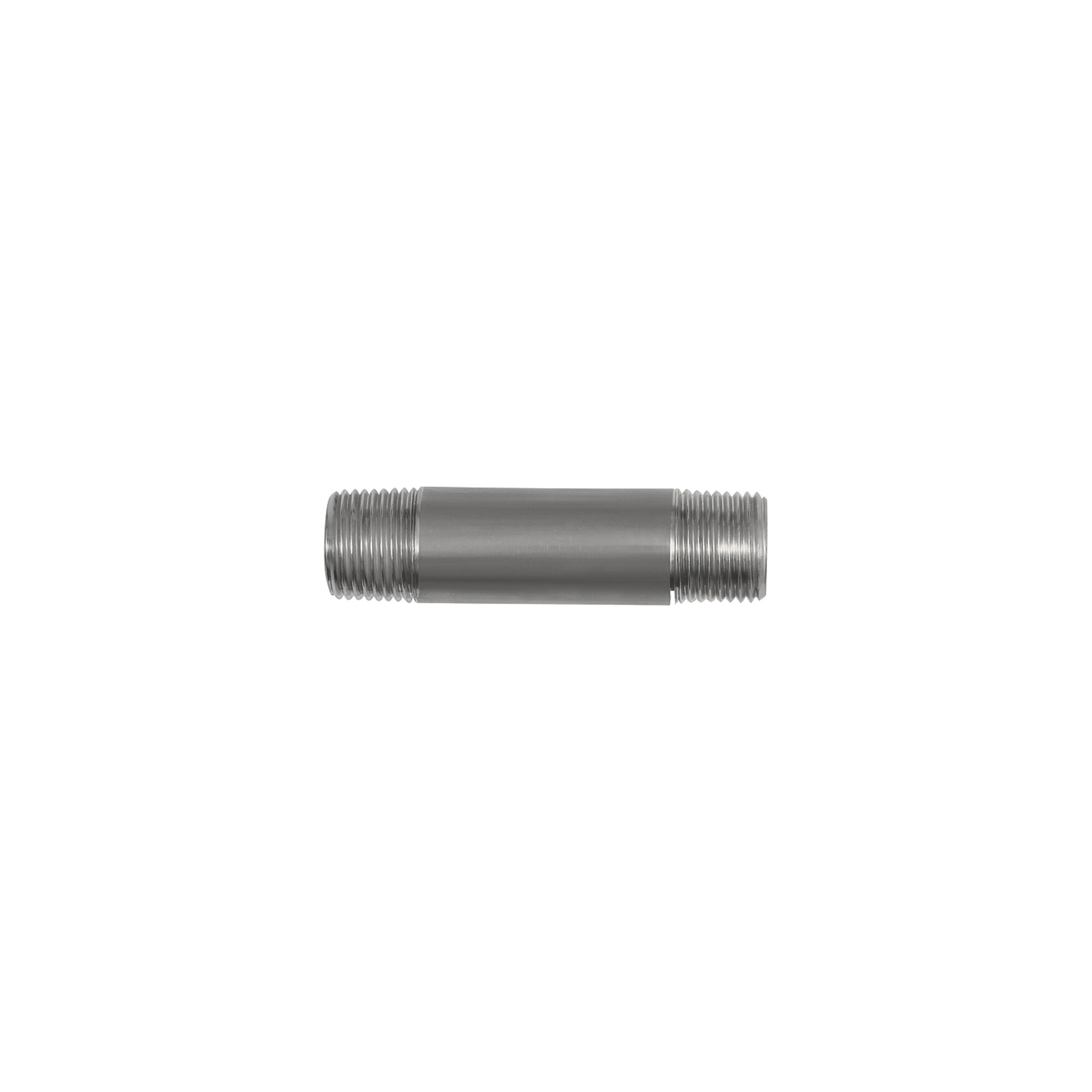 Riegler Rohrdoppelnippel, R 1/4, Länge 40 mm, Edelstahl 1.4571