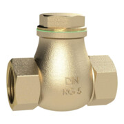 Riegler Rückschlagklappe, DN 65, Rotguss, G 2 1/2, PN max. 16 bar-1