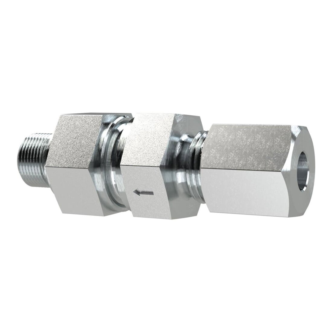 Riegler Rückschlagvent., G1/2a., Rohr-AØ 14mm, PN max. 400, Stahl verz., RSV1412SST