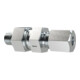 Riegler Rückschlagvent., G1/2a., Rohr-AÃ˜ 15mm, PN max. 250, Stahl verz., RSV1512LST