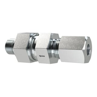 Riegler Rückschlagvent., G1/4a., Rohr-AÃ˜ 8mm, PN max. 250, Stahl verzinkt, RSV814LST