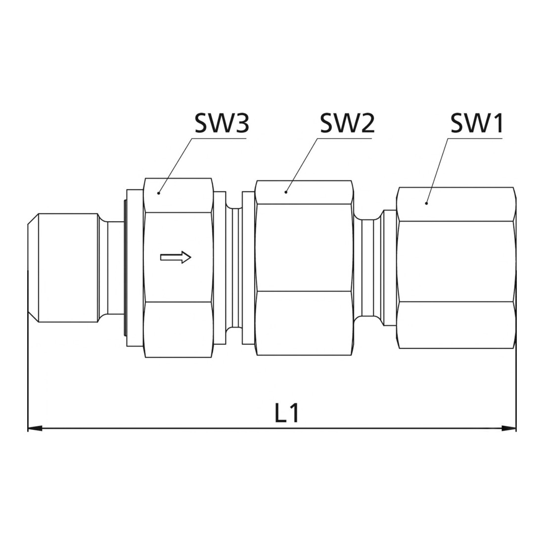 Riegler Rückschlagvent., G3/4a., Rohr-AÃ˜ 20mm, PN max. 400, Stahl verz., RSV3420SST