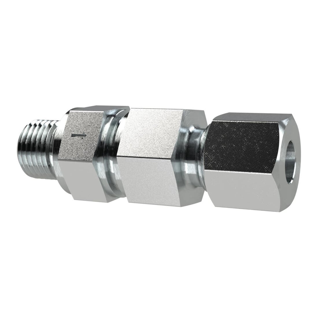 Riegler Rückschlagvent., G3/8a., Rohr-AØ 10mm, PN max. 400, Stahl verz., RSV3810SST