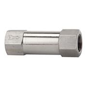 Riegler Rückschlagventil, Durchgangsform, ES 1.4404, G 1/4, 0,2 bar-1